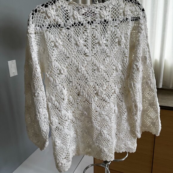 Crochet Top with scoop neck and the perfect amount of Peek a Boo - Picture 11 of 16